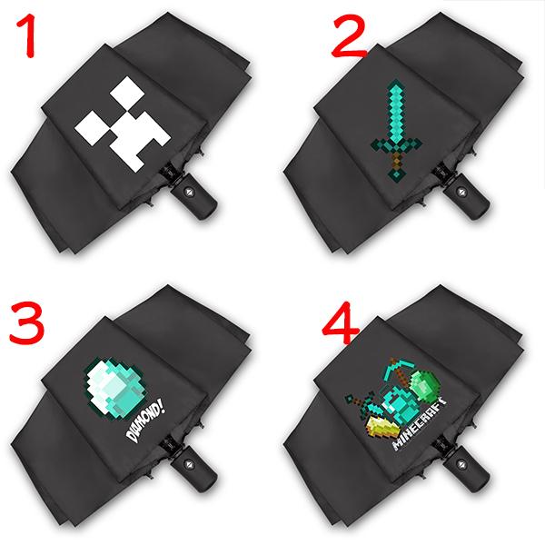 人気商品ランキング 傘 マインクラフト風 クリーパー 自動開閉 三つ折り 日焼け防止 Uvカット 梅雨対策 おもしろい 折りたたみ式 撥水加工 入園ギフト 玩具 プレゼント 誕生日 Aynaelda Com