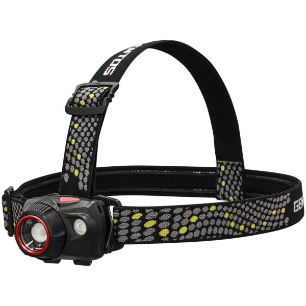 カラー：ブラックスタイル：450ルーメン/単4/専用充電池(別売)使用可 WS-643HDサイズ(約):幅66.8×奥行42.8×高さ45.5mm、本体重量:約118gセット内容・付属品:本体・すべり止め付きヘッドバンド・テスト用電池(単4...