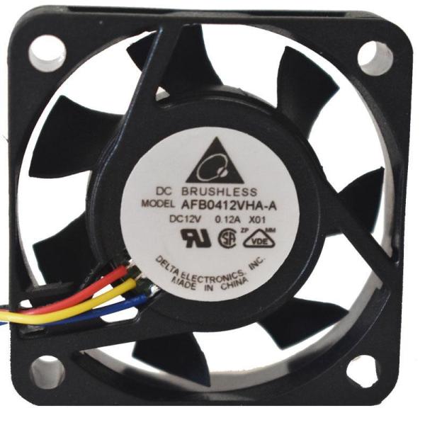 新品 DELTA AFB0412VHA-A 4010 4CM 12V 0.12A 4線 PWM ファン