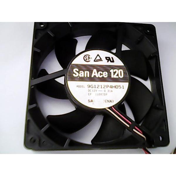 中古品 San Ace 120 9G1212P4H051 12V 0.31A 12CM 12025 4線 PWMファン