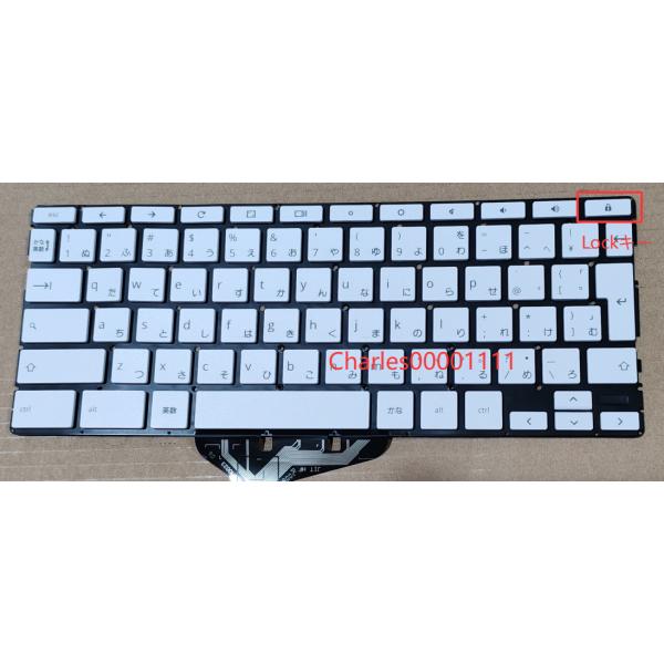 新品 HP Chromebook 14a-na 14n-ca 日本語キーボード 白 バックライト