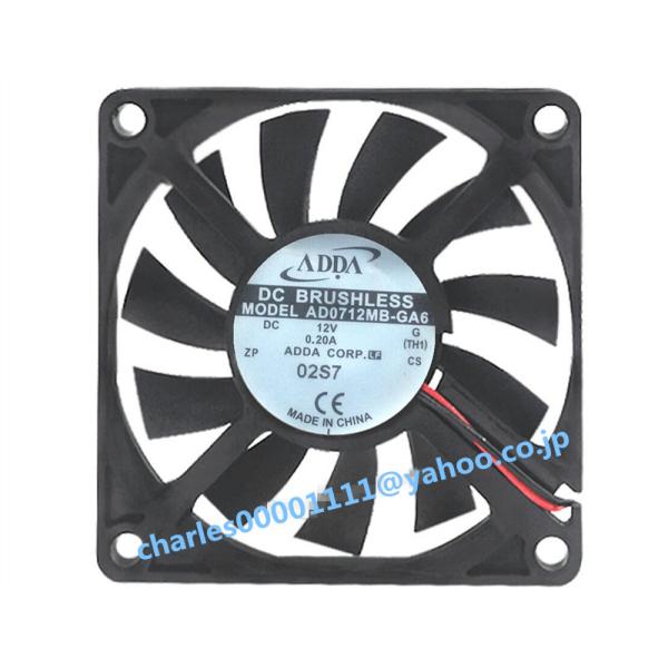 新品 ADDA AD0712MB-GA6 7010 12V 7cm CPU 冷却ファン : EmonoStore