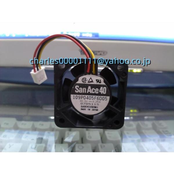 新品 Sanyo 5V 0.25A 4CM 4020 3線 109P0405F6D05 冷却ファン