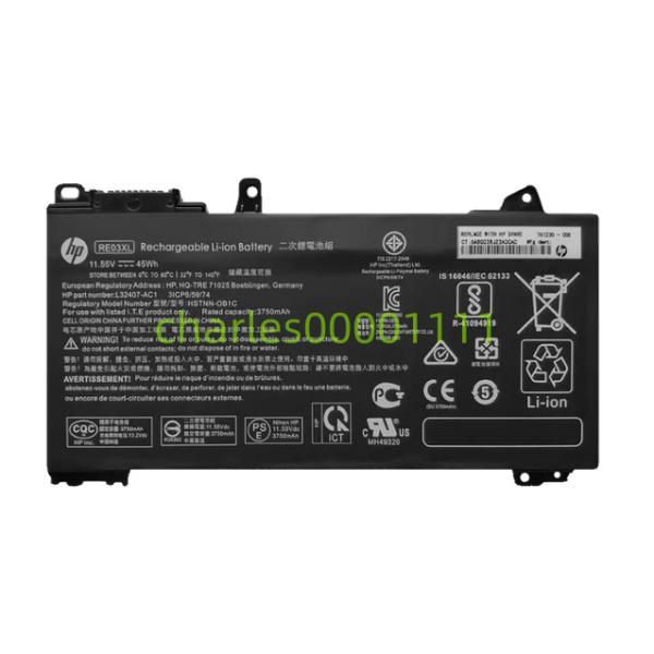 新品 HP ProBook 445R G6 450 455R G7 Series用 内蔵バッテリーRE03XL