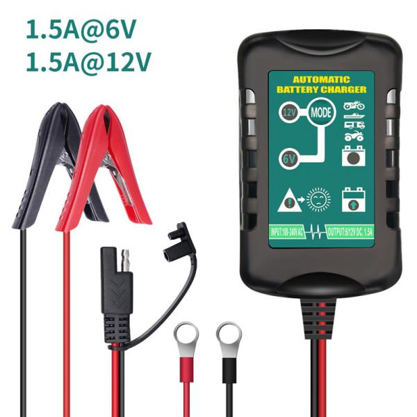 6V 12V バッテリーチャージャーメンテナンス充電器 不良
