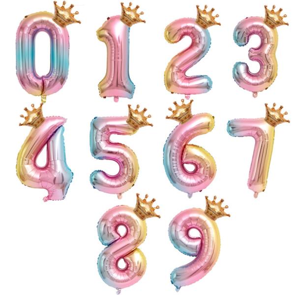 送料無料 誕生日 大きい 32インチ アルミ バルーン 数字 パーティー 飾り風船 王冠 デコレーション装飾大きい 記念日 :yi-0981:YIYI店 通販 ナンバーバルーン 誕生日 数字バルーン ミニ恐竜付き 大きいサイズ 32インチ 飾り付け パーティー バースデー 男の子 女の子 アルミ風船 ストロー