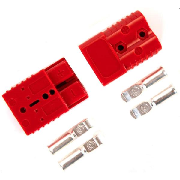 バッテリー・電源用クイックコネクター クイックコネクトモジュラー電源コネクター 175A 2個 赤接続端子は6AWG 〜1/10AWG定格電流：175A　定格電圧：600V AC / DC動作温度範囲：-4°F-221°F / -20°C-...