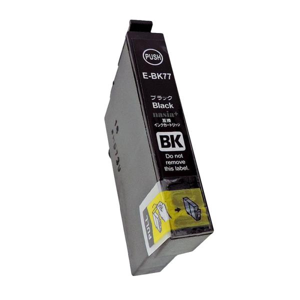 純正互換インクカートリッジ エプソンプリンター ICBK77 単品 ブラック