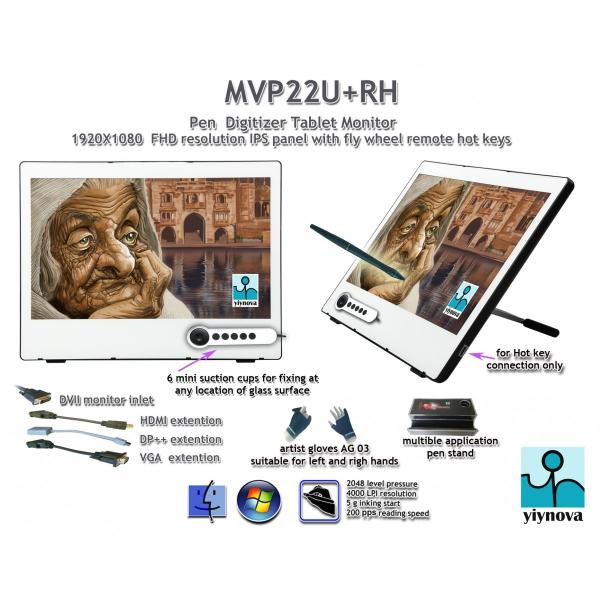 Yiynova Mvp22u Rh Ips 21 5インチ フルhd ペンタブレット デジタイザー 液晶モニター Vesaスタンド Windows Mac対応 Buyee Buyee 日本の通販商品 オークションの代理入札 代理購入