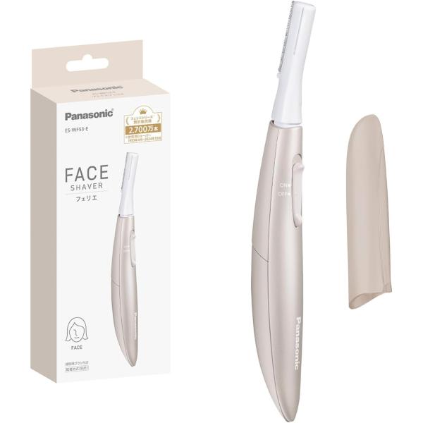 ネコポス発送のため、発送日は選択できません。最短の発送日になります。パナソニック ES-WF53-E フェイスフェリエ 顔用ウブ毛ケア ベージュ発売日：2025年5月1日●肌にやさしくささっと剃れる。ベーシックモデル。●丸い刃先で肌にやさし...