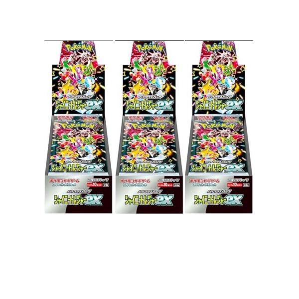ポケモンカード スカーレットバイオレット シャイニートレジャーex 3BOX 3BOX【新品・シュリンク付き】ポケモンカードゲーム