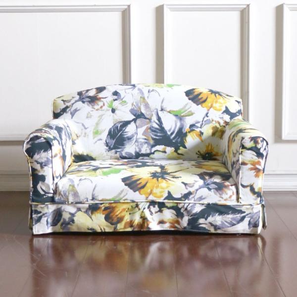 キッズソファ ボタニカル 子供用 チャイルドソファ ペット おしゃれ かわいい ソファー ミニソファ 期間限定送料無料