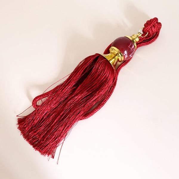 カーテンタッセル 2本セット レッド カーテン タッセル 割引も実施中 おしゃれ かわいい フリンジ