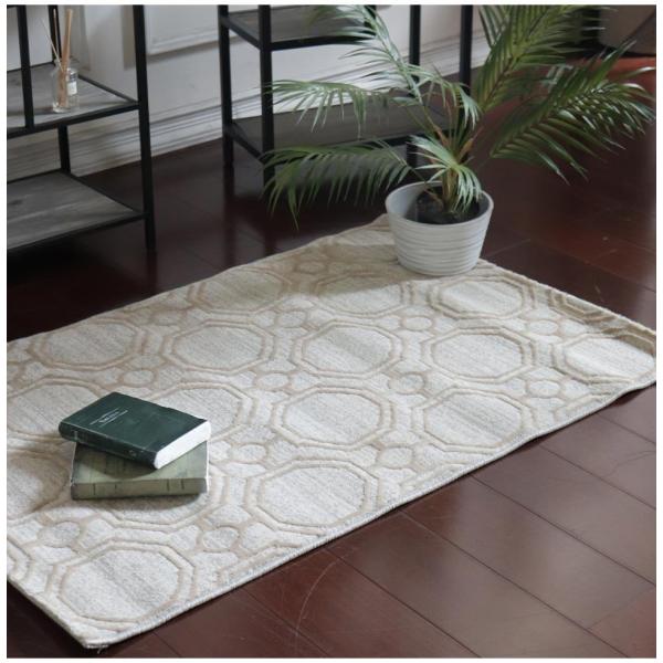ラグマット 室内 1 80cm おしゃれ オールシーズン 贈与 玄関マット 洗える Geometry