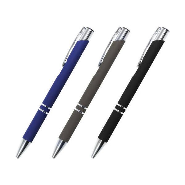 メタルラバーペン ボールペン 記念品 ノベルティ 粗品 ばらまき 景品 販促