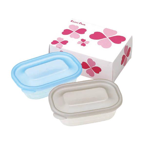 保存容器 エクセルパック（M）2個箱入 販促 ノベルティ 粗品 記念品 粗品 EPM-200