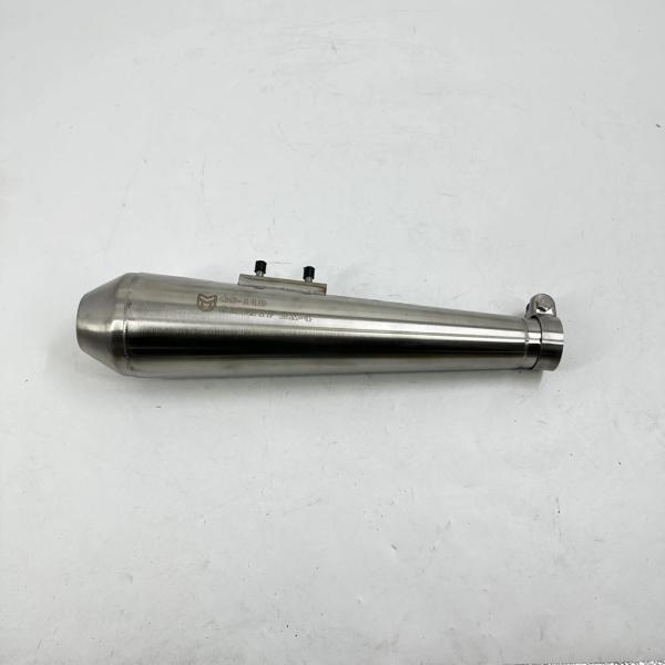 【並行輸入品】 バイク用エキゾーストサイレンサー - LOUD - BRUSHED For MUTT バイク用オリジナルパーツ MPT-0208