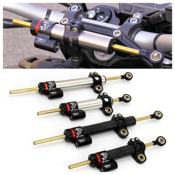 【並行輸入品】バイク 345 mm 255 mmダンパー汎用ステアリングスタビライザーヤマハ MT10 MT-07 MT09 ZX6R YZF R6 CBR650R CB1000R