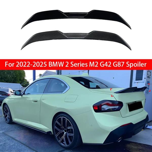 【並行輸入品】2022 2023 2024 2025 BMW 2シリーズ M2 G42 G87用 リアスポイラー ウィング トランクリップ テールスポイラー トランクスポイラートリム