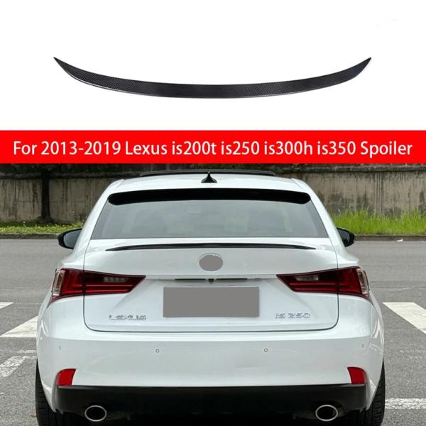 【並行輸入品】レクサス IS200 IS250 IS350 IS300 2013-2019 リアブーツスポイラー ウィング ブラック/カーボン 車 リアトランクスポイラー リップ