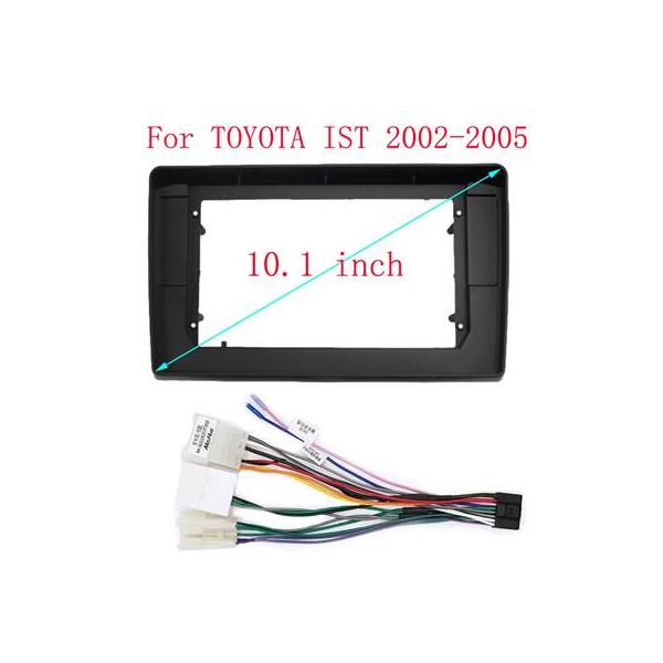 【並行輸入品】 Androidカーフレーム 10インチ 大画面 ラジオ オーディオ トヨタIST 2002-2005用キット