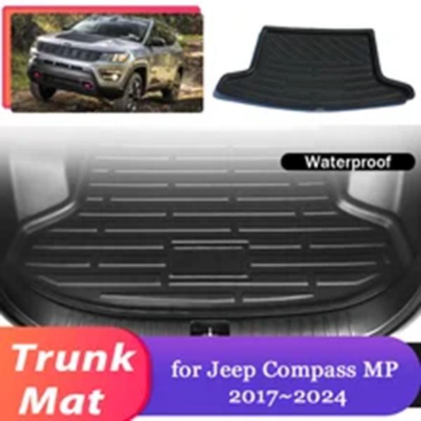 【並行輸入品】ジープコンパスmp用防水車トランクマット ラゲッジパッドライナー ブーツカバーパーツ カーペットアクセサリー 2017?2024 2018 2019 2020