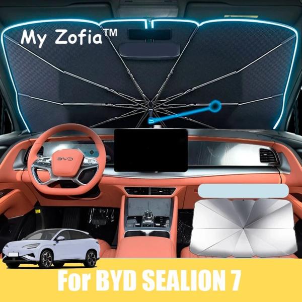 並行輸入品】Byd-sealion 7フロントガラスサンシェード フロント断熱