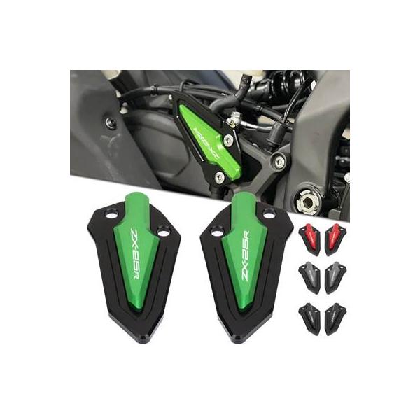並行輸入品】 バイクCNCフットレストペダルカバー フットペグヒール
