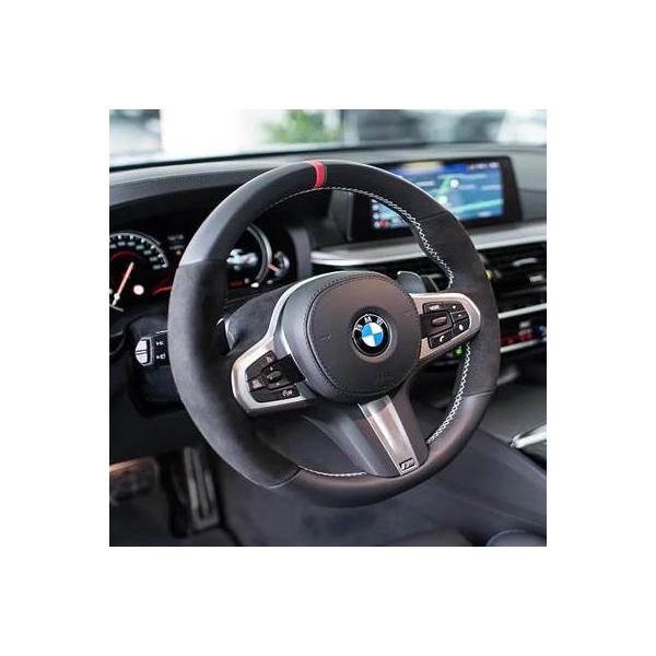 【並行輸入品】 BMW用滑り止めレザーステアリングホイールカバー DIY bmwスポーツg30 g31 g32 g20 g21 g14 g16 x3 g05 x4 g02 x5