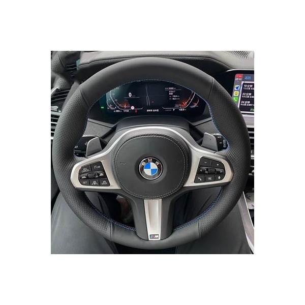 【並行輸入品】 BMW車用本革ステアリングホイールカバー スポーツg30 g31 g32 g20 g21 g14 g15 g16 x3 g01 x4 g02 x5 g05