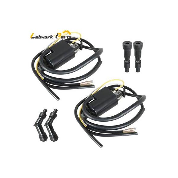 【並行輸入品】 ホンダ用750 4cb750 cb750a f/k 1969-1978イグニッションコイル / スパークプラグキャップ