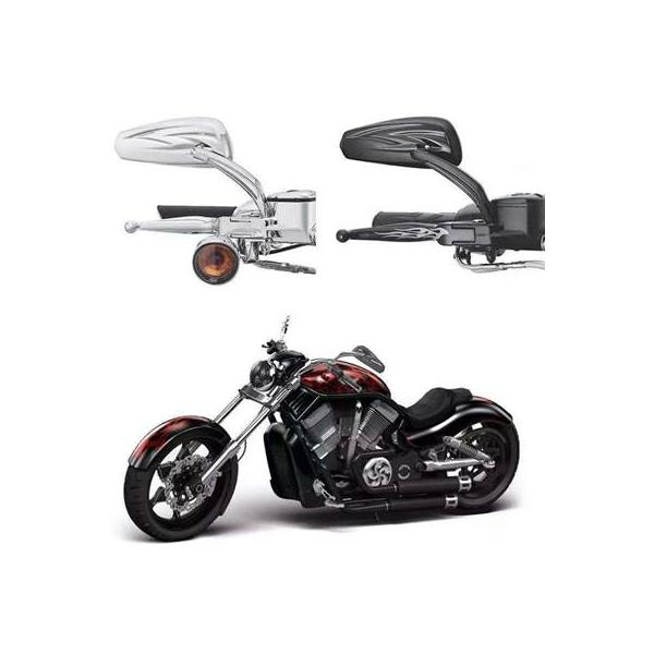並行輸入品】 バイク 二輪バックミラー ハーレーダビッドソン スポー