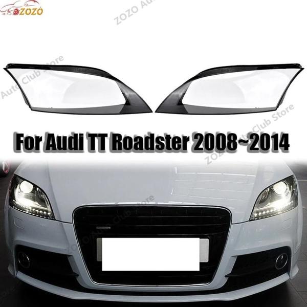 【並行輸入品】ヘッドライトレンズカバーアウディ TT ロードスター 2008 2009 2010 2012 2013 2014 ダストカバーヘッドライトカーアク