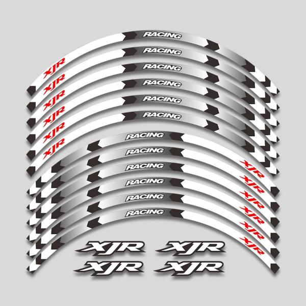 【並行輸入品】自転車用反射ストライプステッカー ヤマハXjr 400 1200 1300 xjr400 xjr1200 xjr1300用ホイールステッカー
