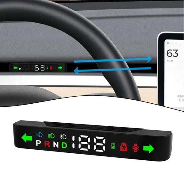 【並行輸入品】ヘッドアップディスプレイ テスラダッシュボード 専用電子機器 デジタルスピードステアリング モデル3 モデルY