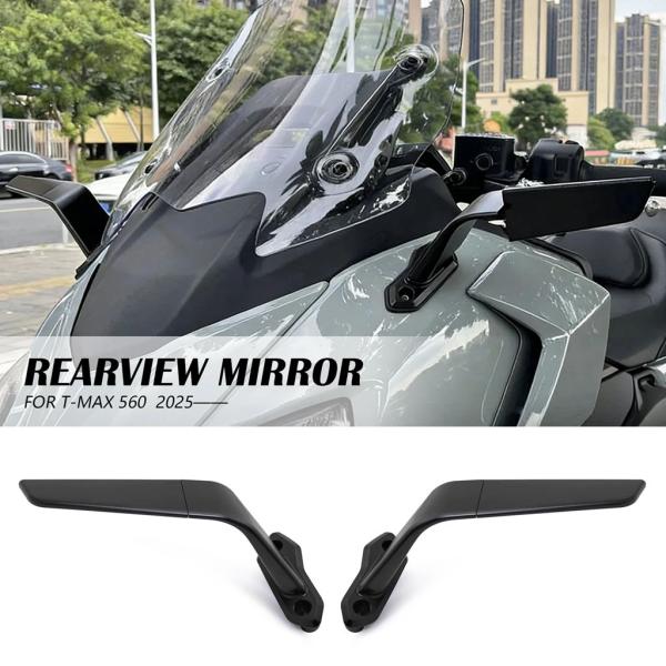 並行輸入品 ヤマハ T-MAX 560 T-MAX560 2025 新型バイク用リアビューミラー 調整可能ミラー アクセサリーTMAX 560