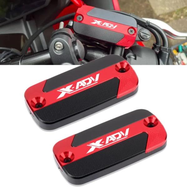 並行輸入品 バイクフロントブレーキ液リザーバーオイルカップキャップマスターシリンダーカバー X-ADV 750 750 750 2017-2025
