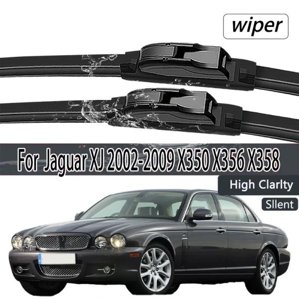 並行輸入品 ジャガー XJ 2002-2009 X350 X356 X358 フロントガラスワイパーブレード 2 個フロントガラスウィンドウアクセサリー
