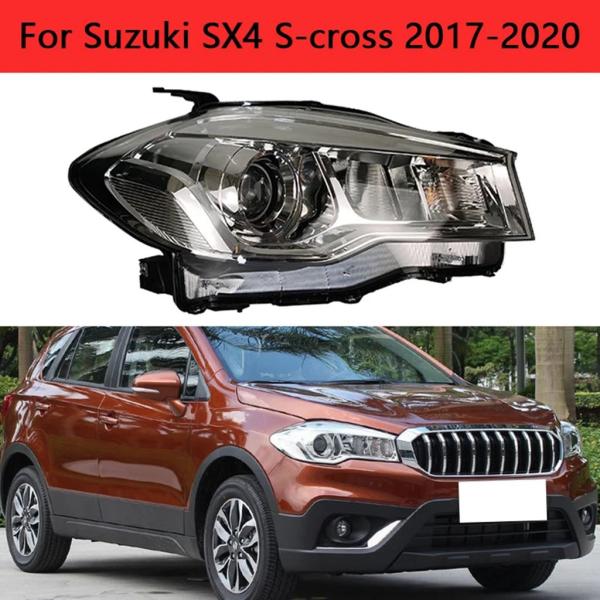 並行輸入品 スズキ SX4 S-CROSS 2017-2020用 車アクセサリー フロントランプアッシー ヘッドライト ヘッドランプ ローエンド