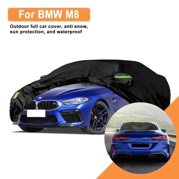 並行輸入品 BMW M8 車用フルカバー - 屋外防水 防雪 日よけ 冬夏全天候型自動車保護アクセサリー