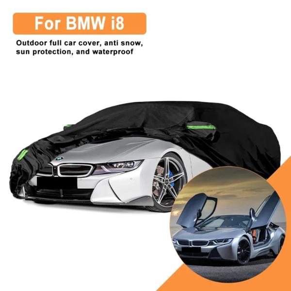 並行輸入品 BMW I8 車用フルカバー - 屋外防水 防雪 日よけ 冬夏全天候型自動車保護アクセサリー