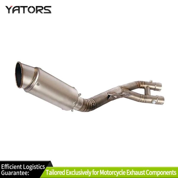 MT-10/R1 2015-21用 ステンレス中間パイプ 高耐久 並行輸入品 ヤマハ MT-10 YZF R1 2015-2022用 エキゾーストシステム
