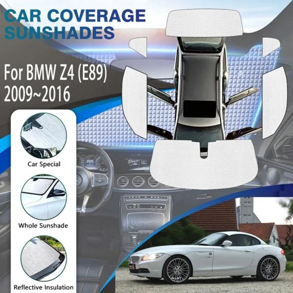 並行輸入品 BMW Z4 E89 2ドア2009-2016用フル日よけカバー ウィンドウ付き日よけ フロントガラス カーテンパッド