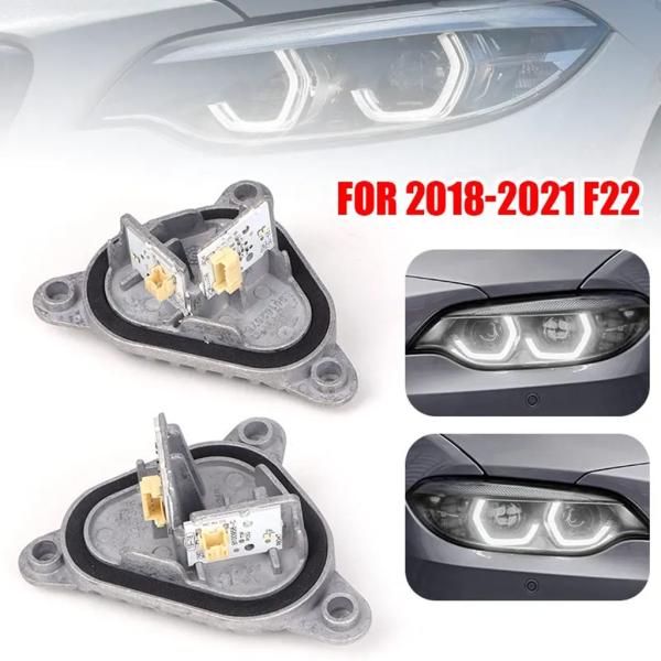 並行輸入品 63117494851 63117494852 LEDエンジェルアイDRLモジュールランプヘッドライト 2018 2020 2021年式BMW 2シ