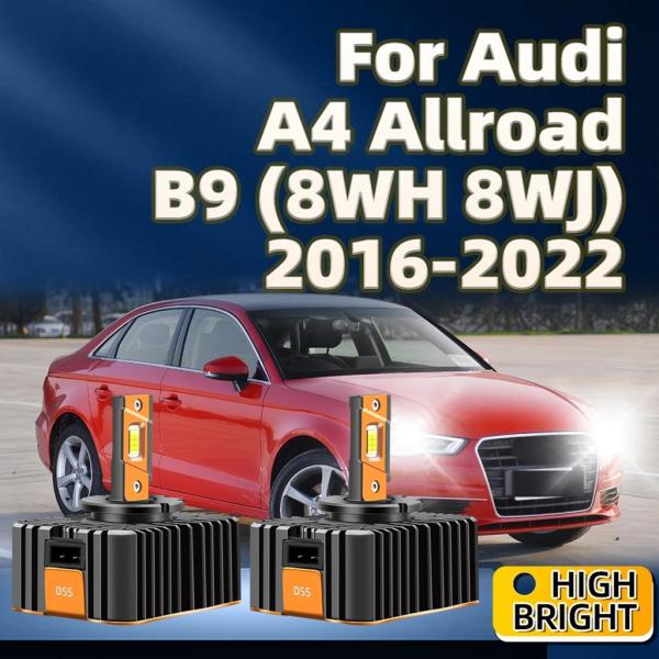 並行輸入品 アウディ用隠しLEDヘッドライト D5Sターボ電球 アウディA4 ALLROAD B9 8WH 8WJ 2016 2017 2018 2019 20