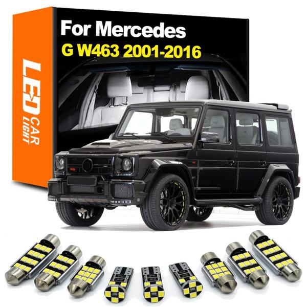 【並行輸入品】Zoomsee-車内LEDライトキット 屋内ランプ メルセデスベンツgクラスw463 g350 g400 g500 g55 g63 g65 amg