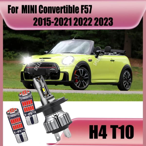 並行輸入品 H4 9003 LEDヘッドライトバルブ ミニサイズ CSP強力ランプ ミニコンバーチブルF57 2015 2016 2017 2018 2019 