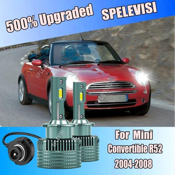 並行輸入品 85122 66240 66040 HID LEDバルブ 24000LM CSPチップ ヘッドランプ ターボファン冷却 ミニコンバーチブル R52 