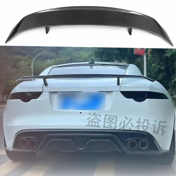並行輸入品 ジャガー F-TYPE 2014-2020 PK タイプスポイラーリアスポイラートランクリップウイング装飾カーパーツグロスブラック