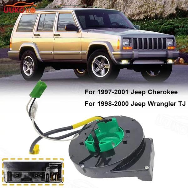 並行輸入品 ステアリングスパイラルケーブル 1997 1998 2000 2001 ジープチェロキー XJ 時計スプリングカーパーツ